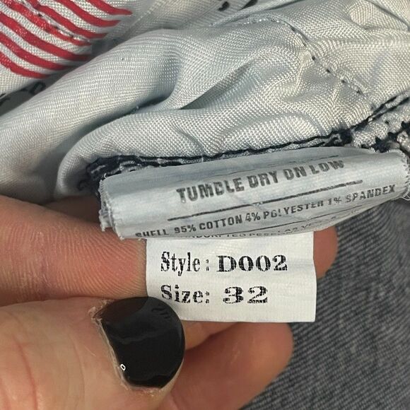 Barbell Apparel Jeans Mens 32 (Fits 30x32) Blue Athletic Fit Dark Wash Stretch - Picture 8 of 16